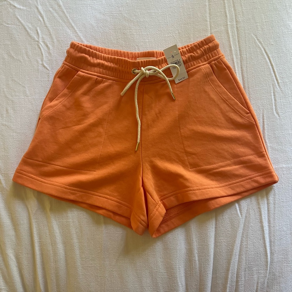 Lou & Grey Orange Sweat Shorts